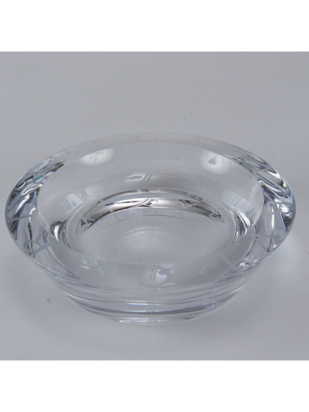 Bvlgari Rosenthal Glass Ashtray Smoking Tool Interior